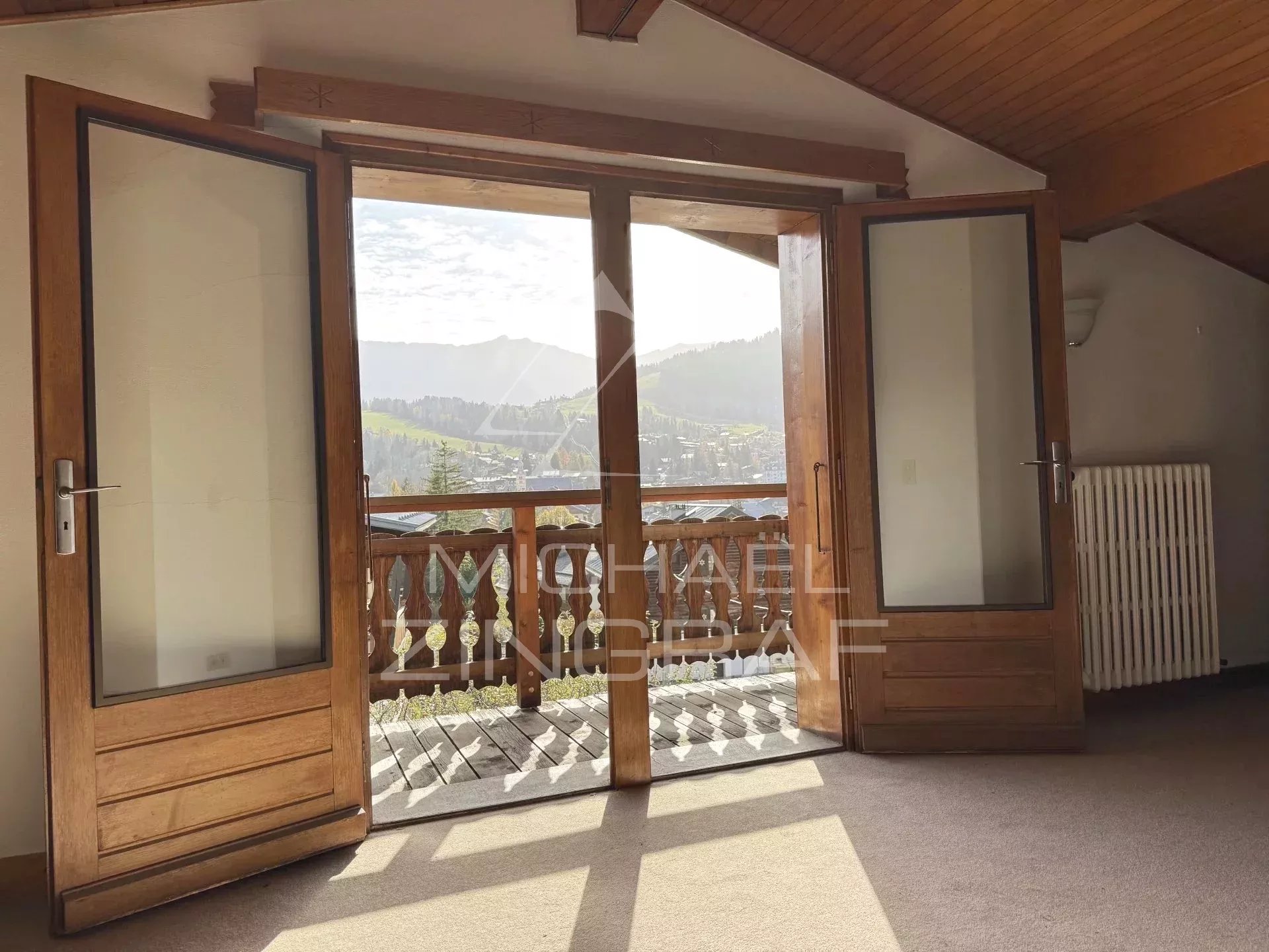 Chalet to renovate 5 flats - Village on foot - Unobstructed view and quiet location