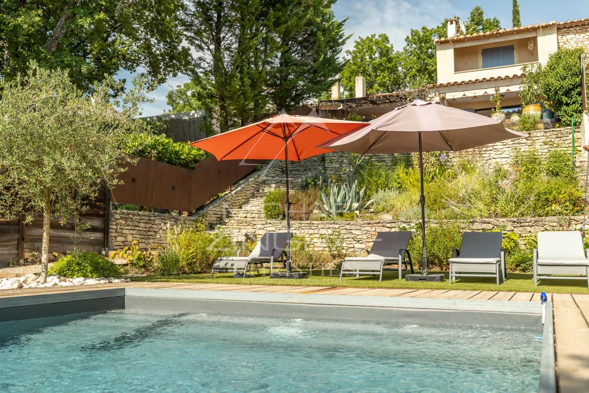 black chair and white table