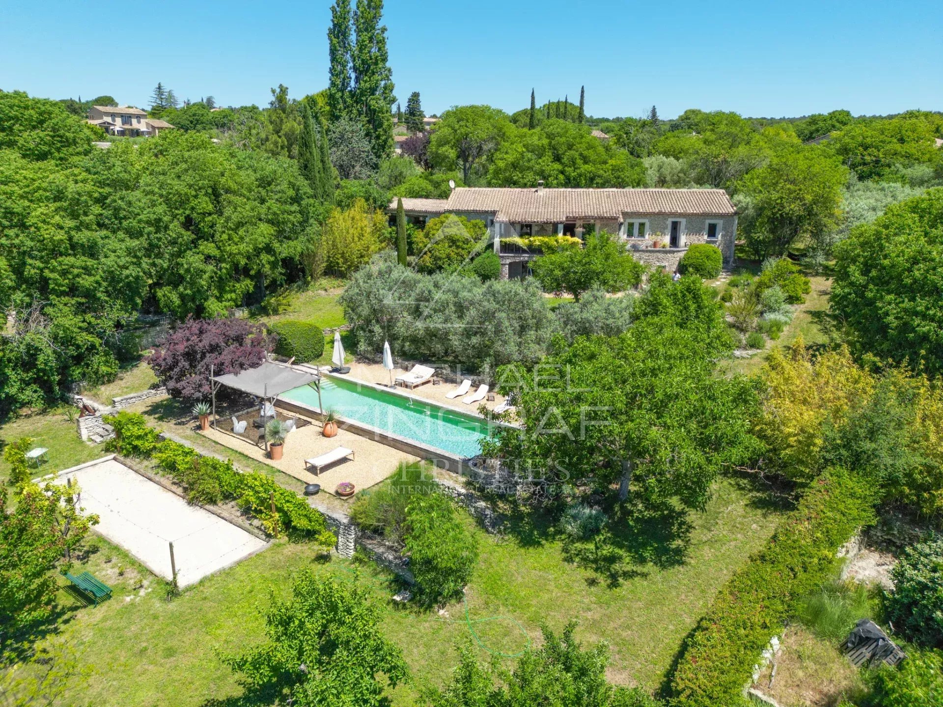 Gordes - Superbe maison avec vue sur le Luberon et piscine
