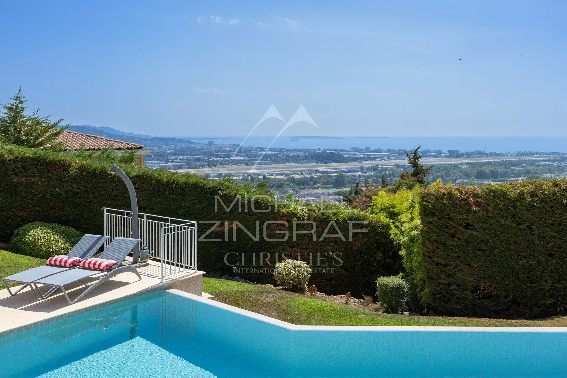 Mandelieu la Napoule - PROPRIÉTÉ VUE MER DANS DOMAINE PRIVÉ - Proche Cannes
