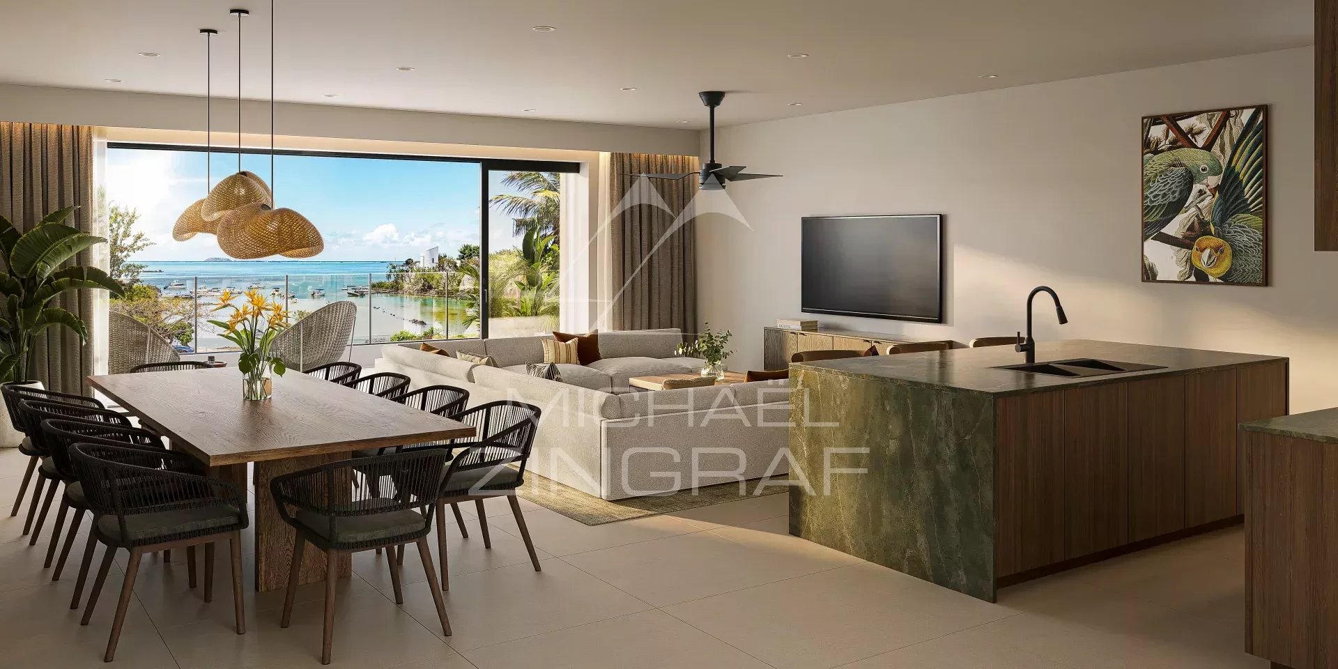 CALODYNE: Penthouse d’Exception avec Vue Panoramique sur l’Océan