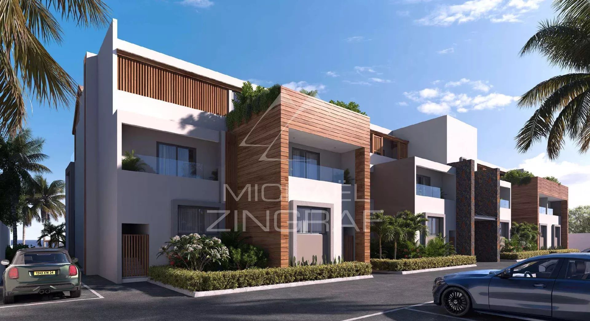 Duplex d’Exception Pieds dans l'eau  à Riviere Noire