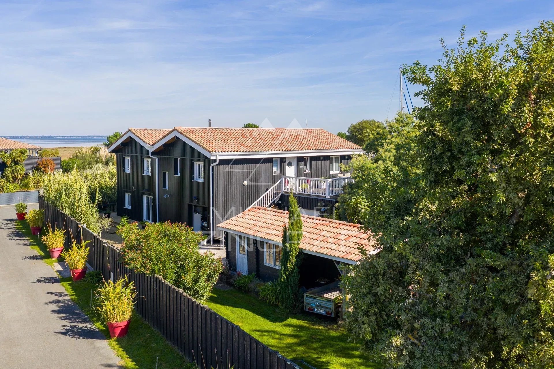 Belle maison proche La Hume avec vue mer