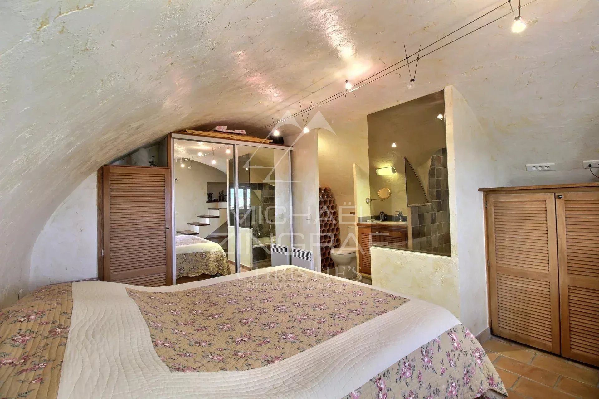 Proche Saint-Paul-de-Vence - Charmante maison de village avec vue mer panoramique