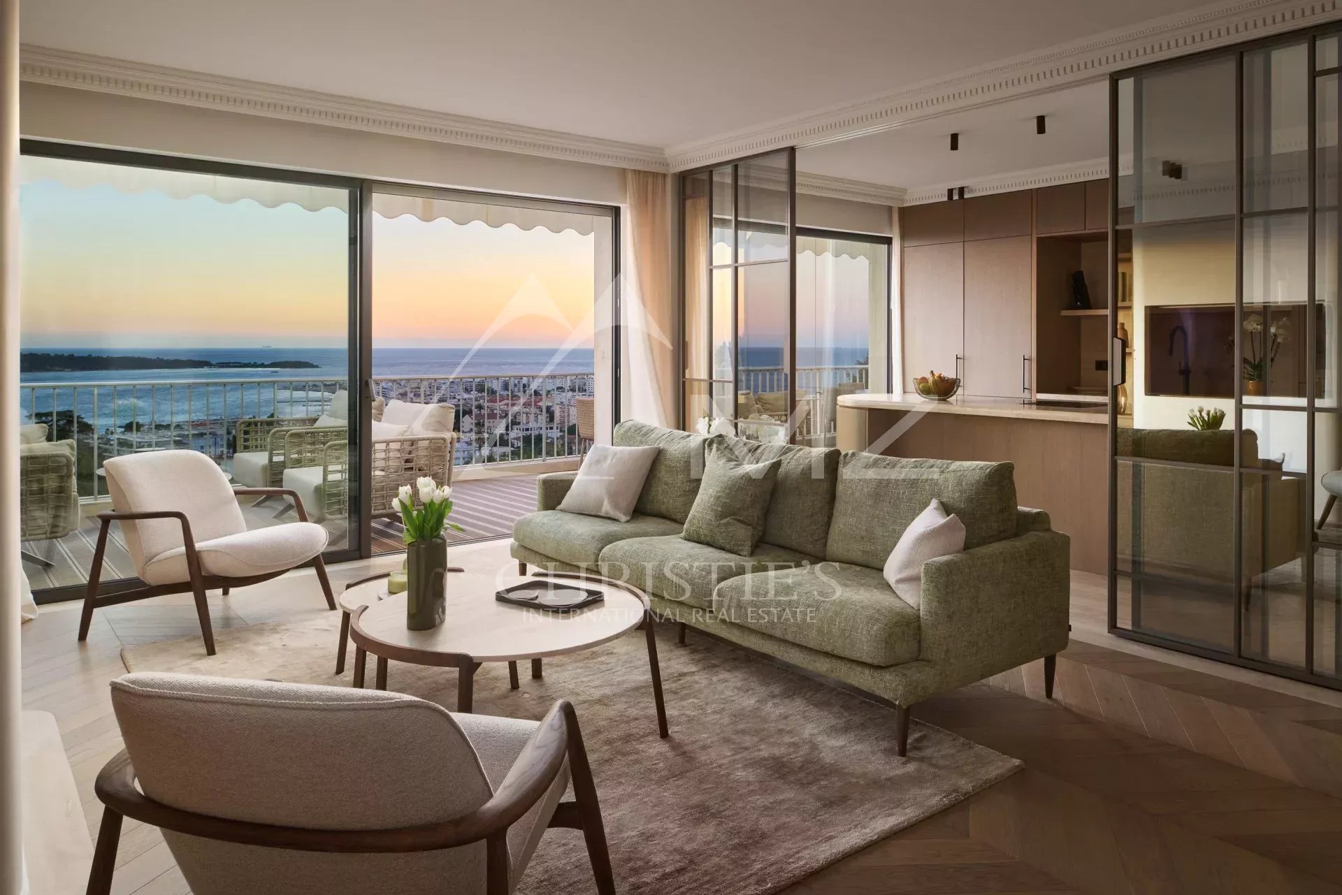 EXCLUSIVITE: Superbe appartement contemporain à la vue mer époustouflante