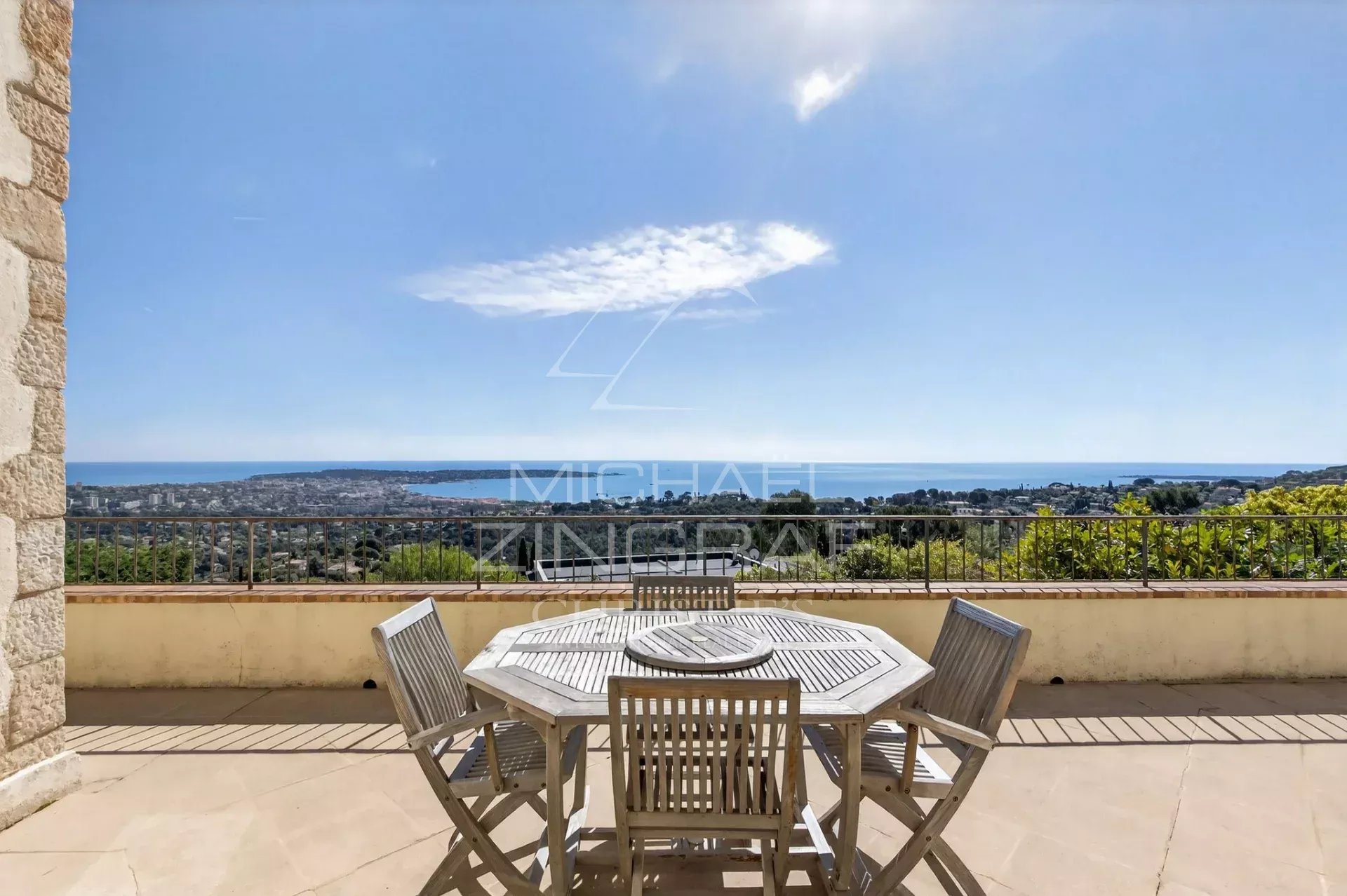 Charming stone villa with panoramic sea view