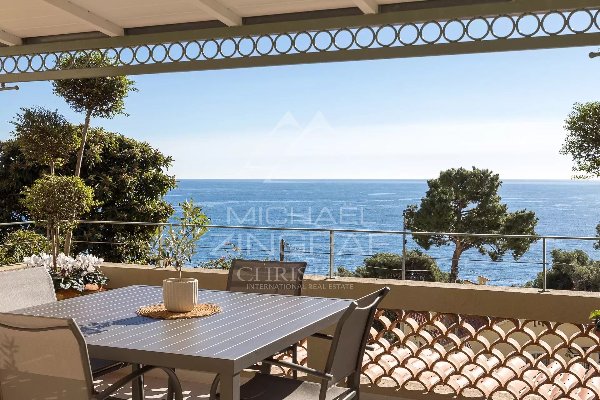EZE BORD DE MER – KOMPLETT RENOVIERTE VILLA – PANORAMABLICK AUF DAS MEER