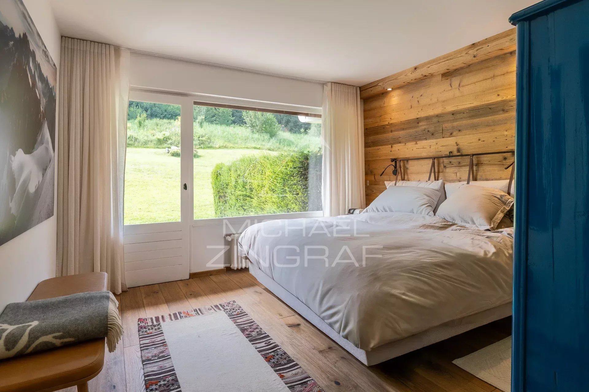 Appartement Rez-de-Jardin "coup de coeur" - 3 pièces - Cheminée - Rénové - Megève