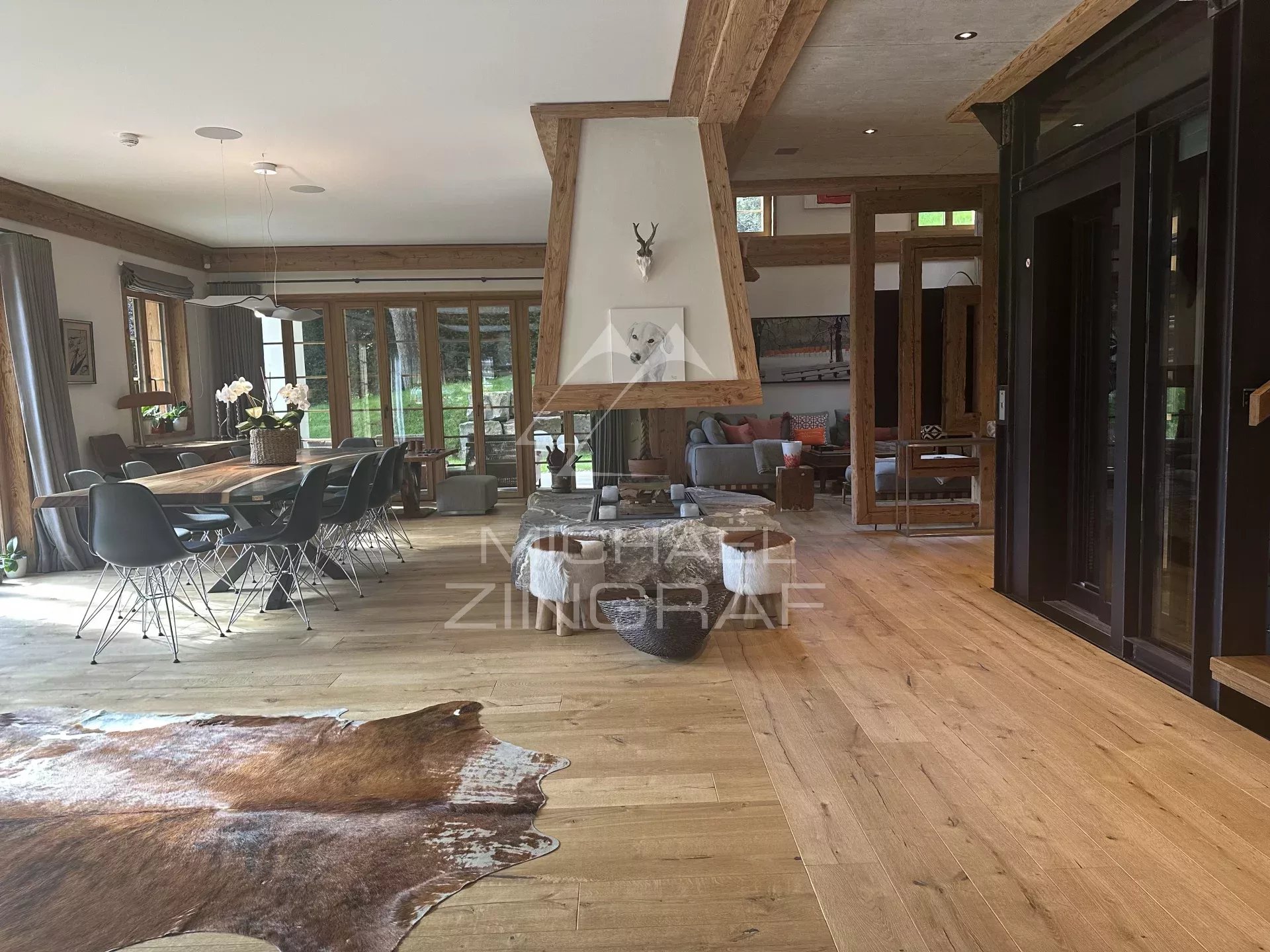 Superbe chalet contemporain à proximité du centre de Gstaad