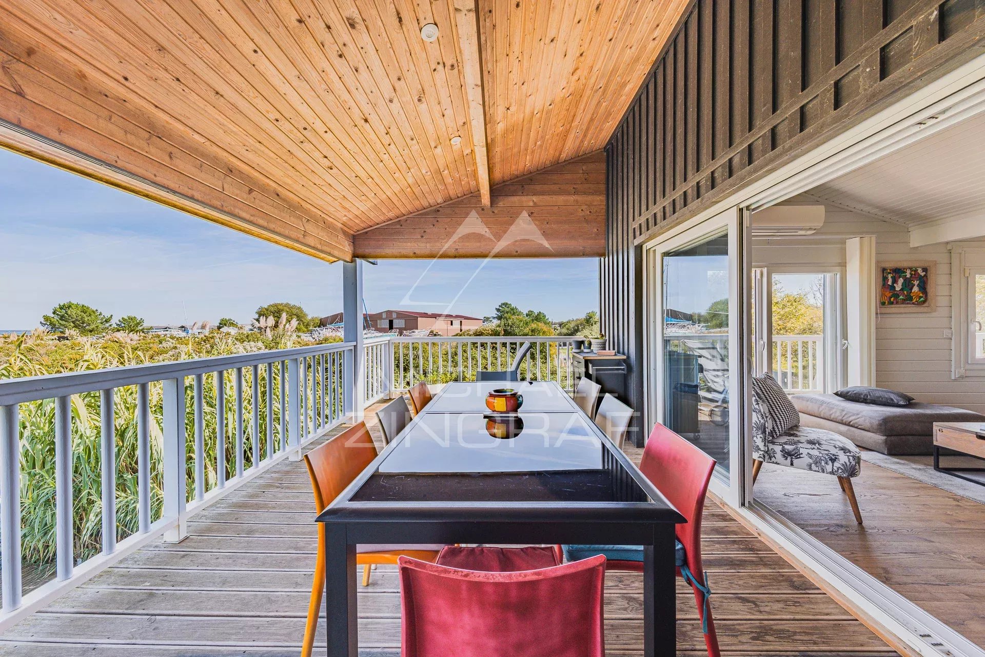 Belle maison proche La Hume avec vue mer