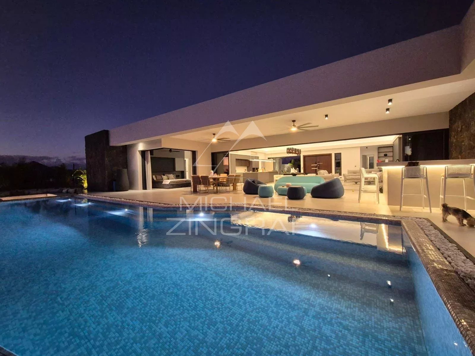 Contemporary Villa with Pool at Mon Choisy Golf