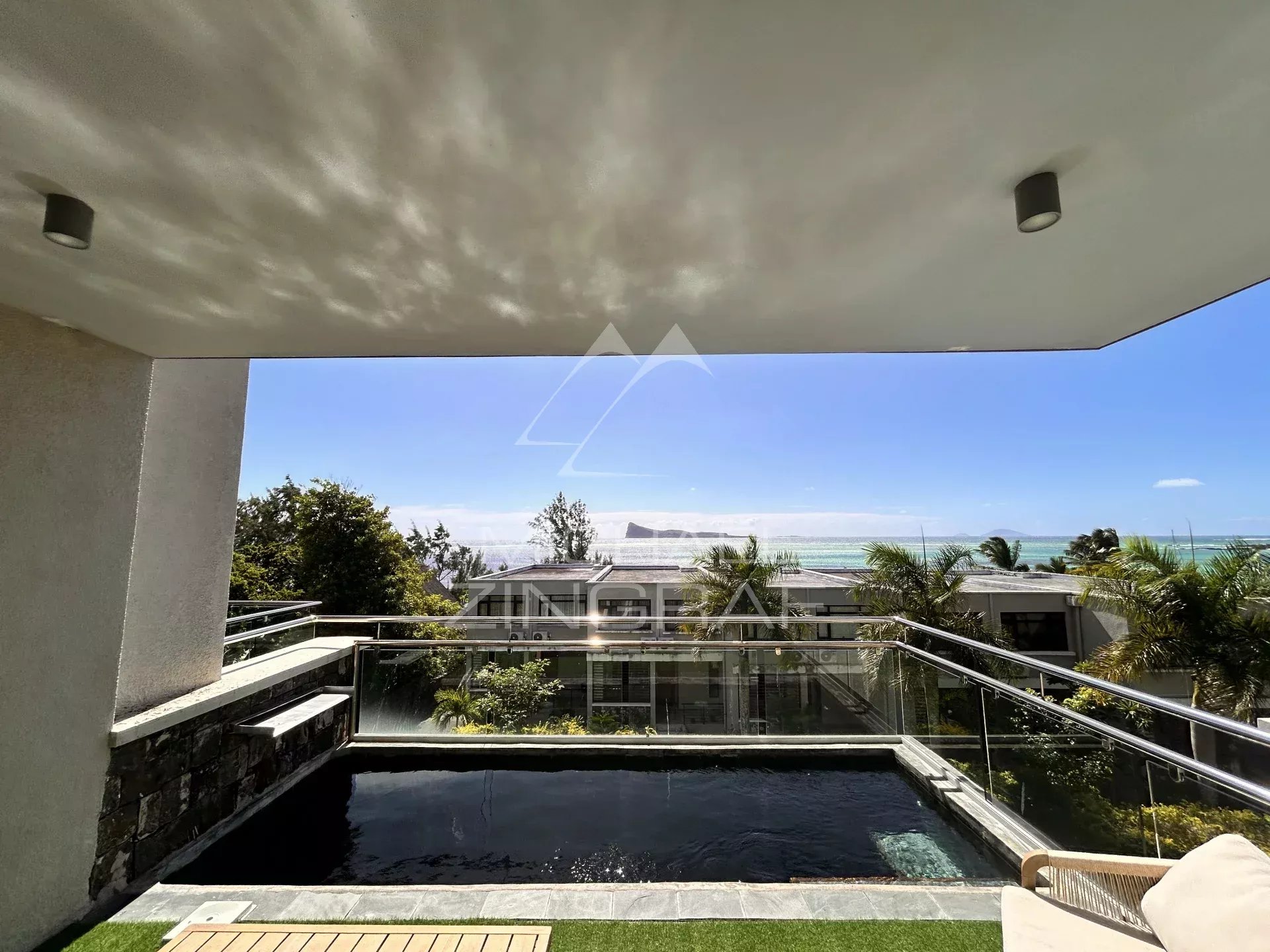 Duplex direkt am Meer in Cap Malheureux