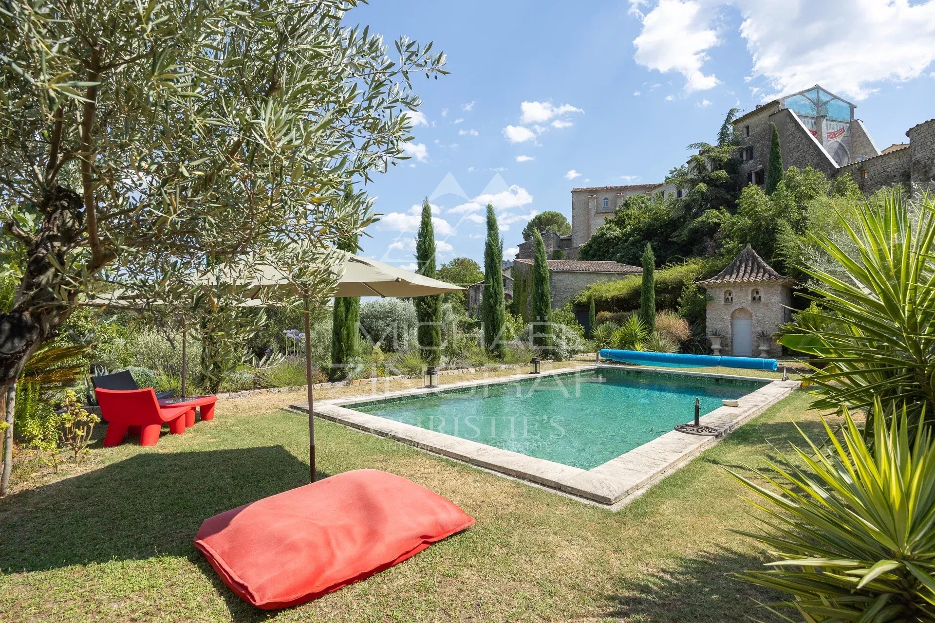 black chair and white table