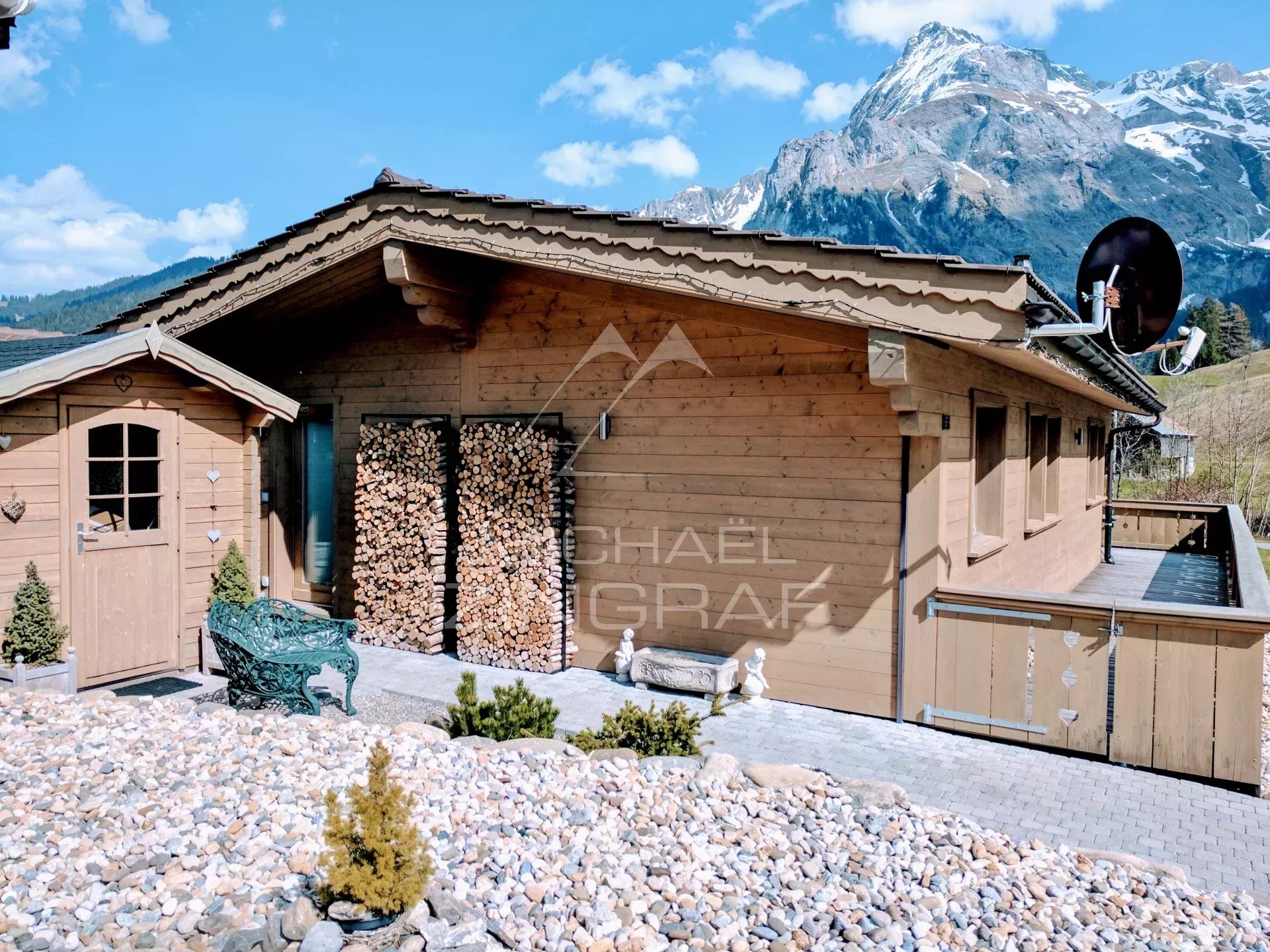 Petit chalet chaleureux à Gsteig