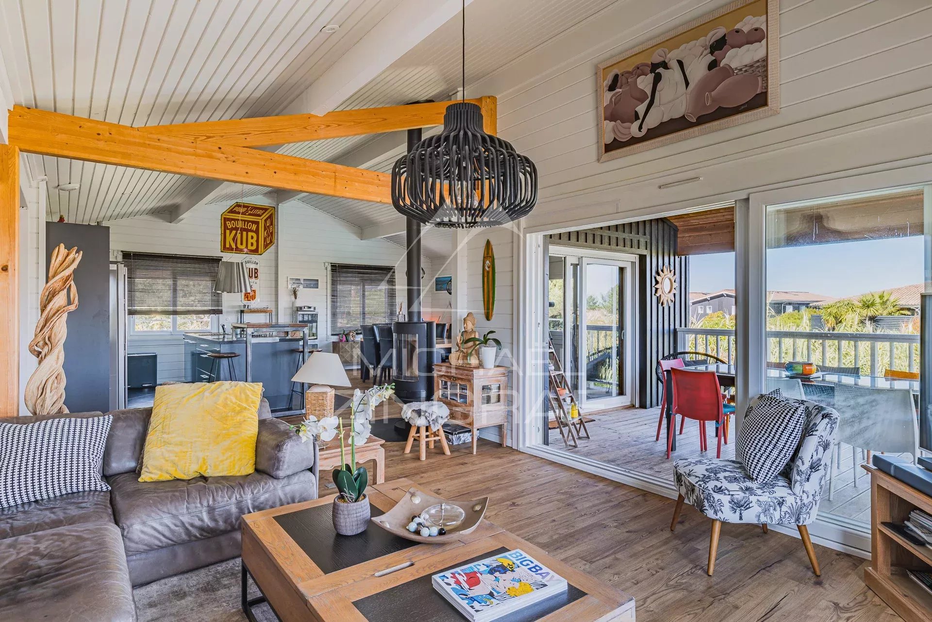 Belle maison proche La Hume avec vue mer