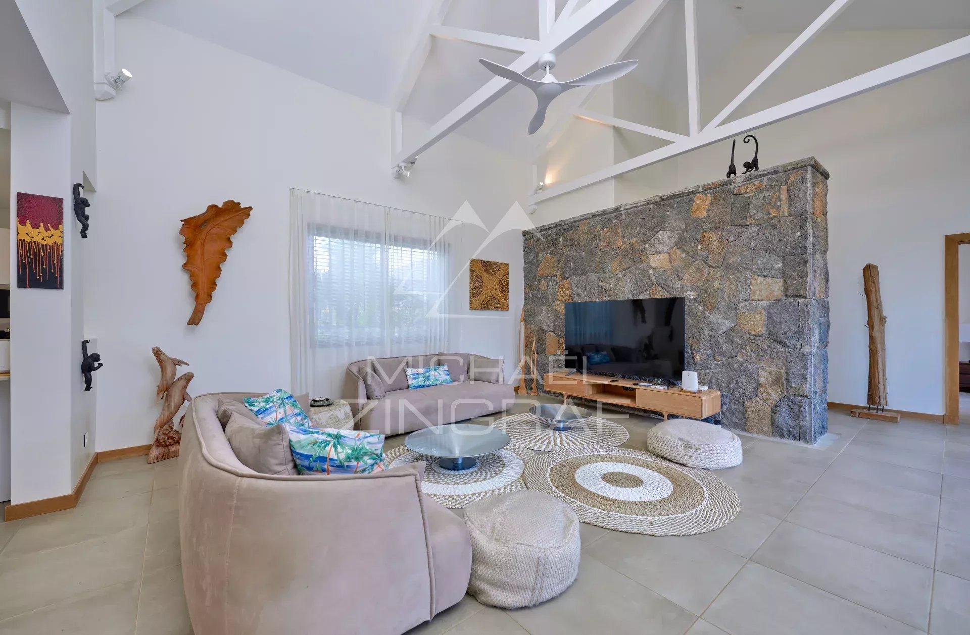 Villa de 4 chambres dans résidence sécurisée à Grand Baie