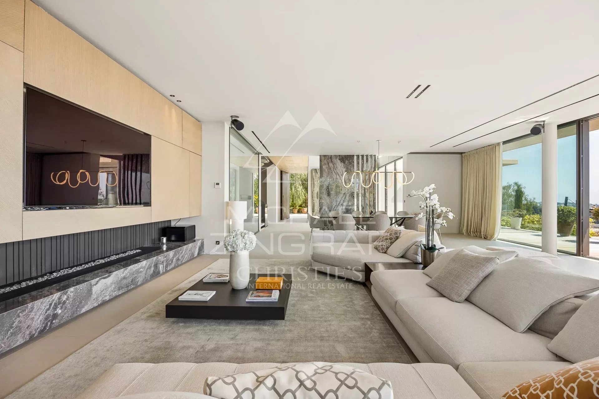Aux portes de Cannes - Villa d’architecte neuve avec vue mer panoramique