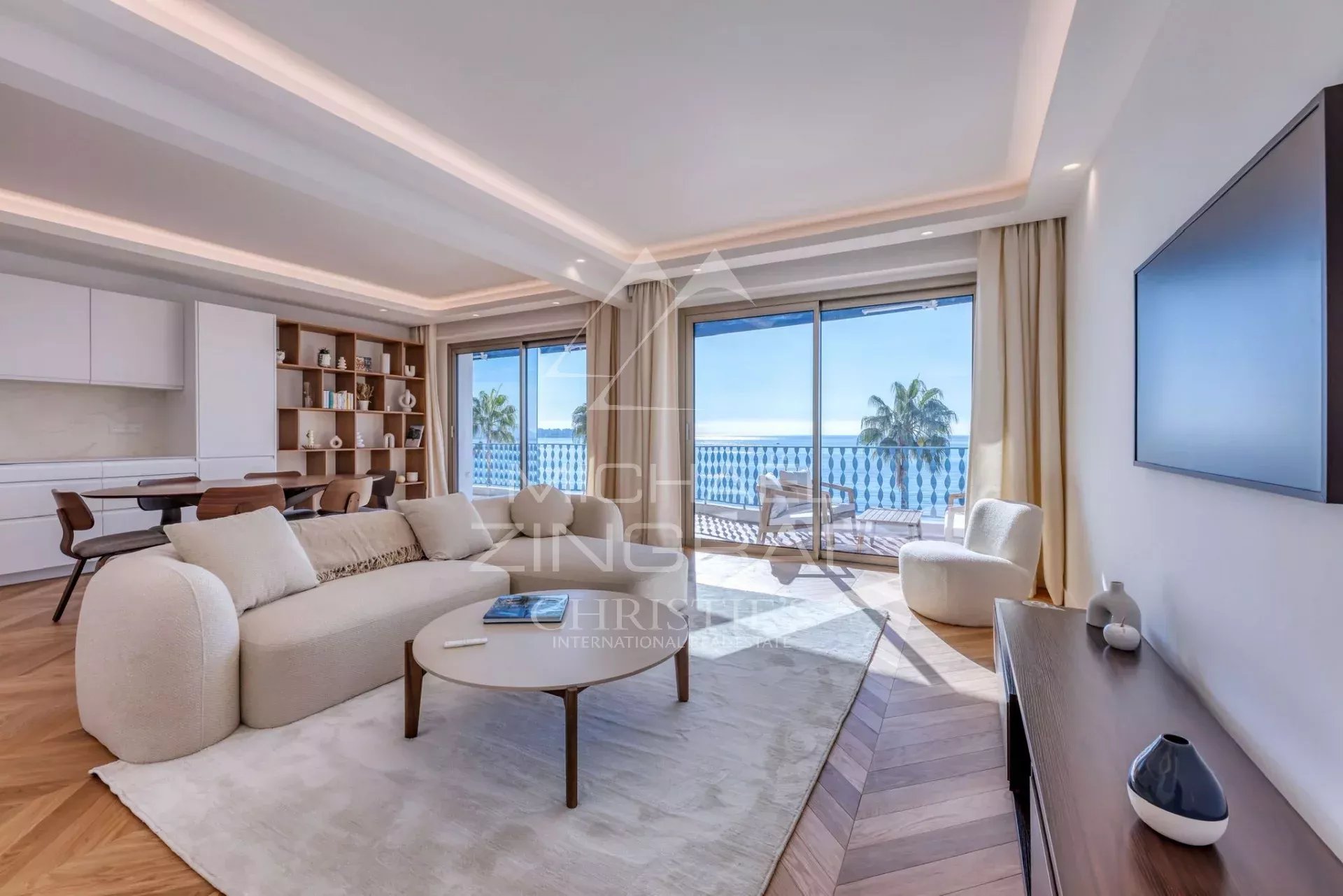 Appartement traversant avec vue mer panoramique