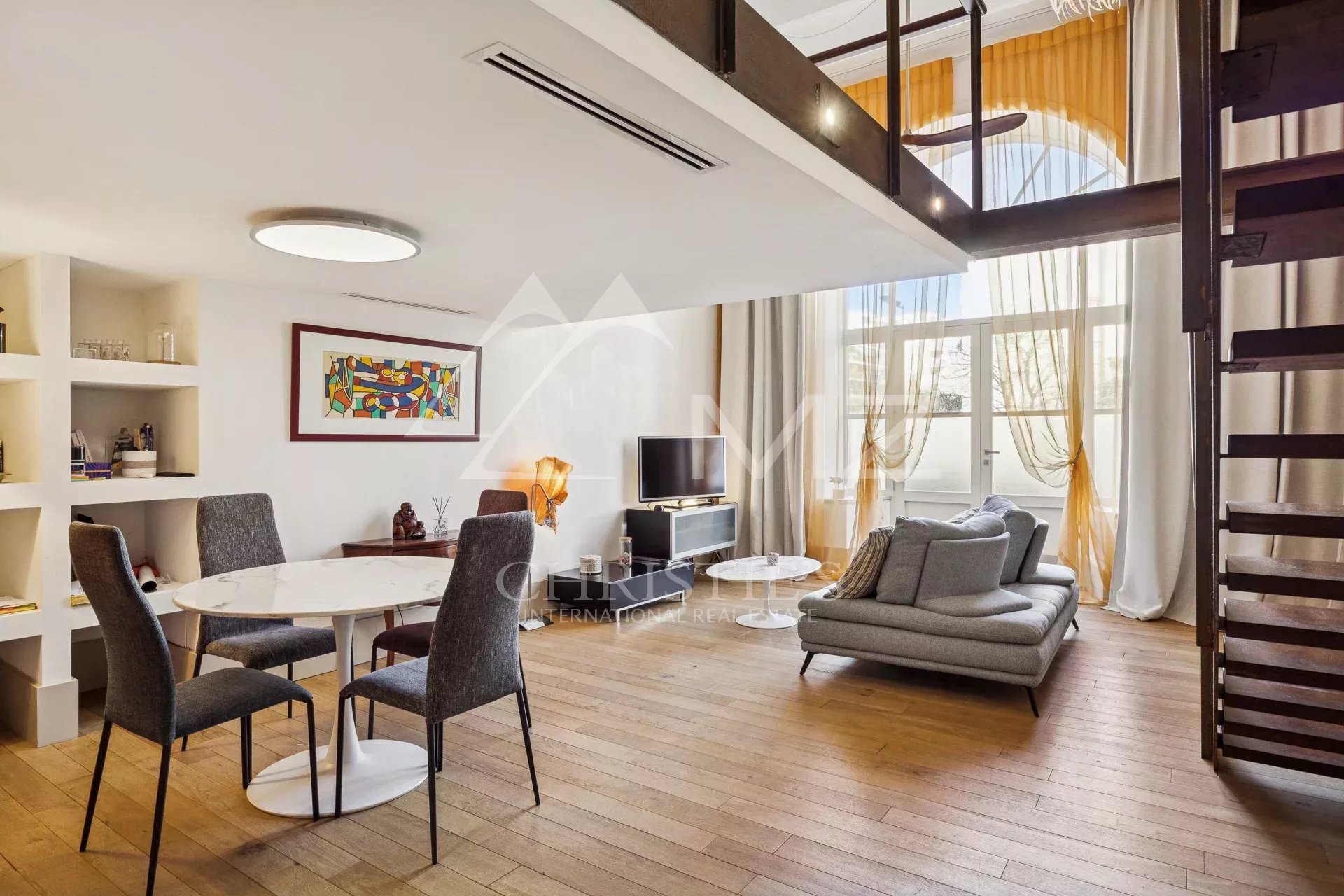 Im Viertel Petit Juas, einem Loft, das historischen Charme und Komfort vereint.