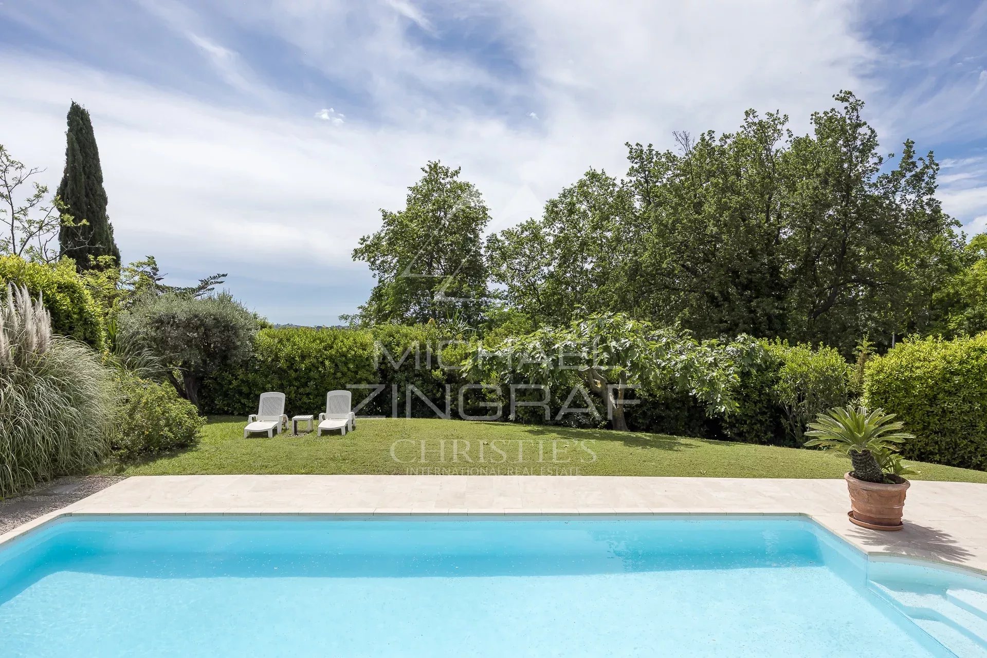 Vence: Charmante provenzalische Villa mit Meerblick