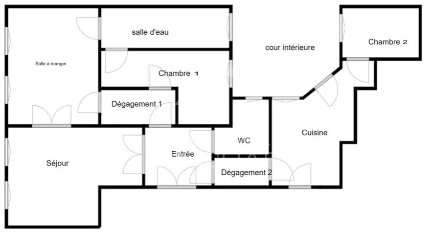 Nouveauté / Plage : Bel appartement de 105 m2 avec patio hyper-centre